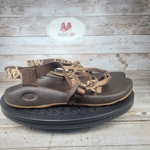 Chaco Z/Cloud Sandals Women's Size 8 Brown Comfort Adjustable Strap Walking